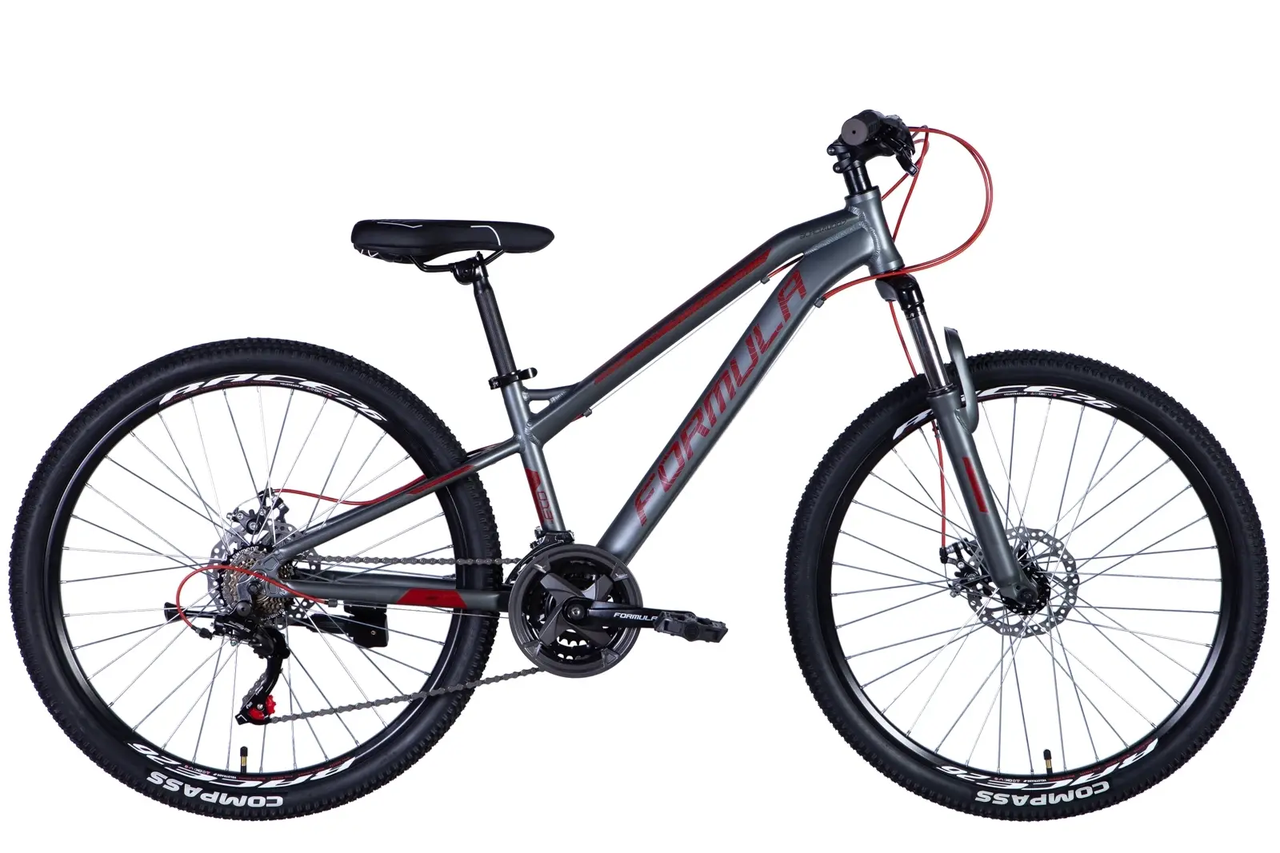 Велосипед 24" Formula BLACKWOOD 1.0 AM DD 2024 рама - 12.5" чорно-червоний