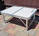 Стіл складаний Ranger Plain з ручкою для транспортування для відпочинку на природі для пікніка дачі саду та чохлом, фото 4