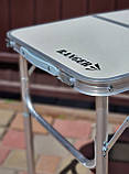 Стіл складаний Ranger Plain з ручкою для транспортування для відпочинку на природі для пікніка дачі саду та чохлом, фото 10