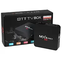 Портативная Smart TV Box - приставка с полной поддержкой интернета 4К 8GB USB, Универсальная ТВ приставка int