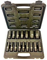 Универсальный набор торцевых головок ключей 16ед 1/2 10-32мм LEX (Польша), AVI