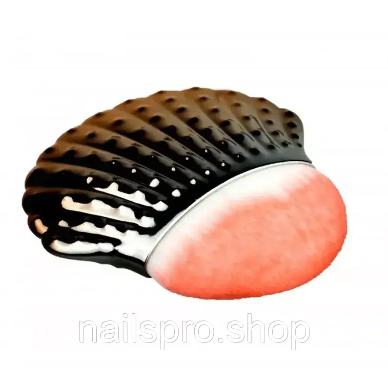 Щітка для видалення пилу, мушля (срібло), фото 1