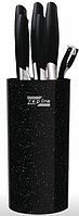 Набор ножей Zepline ZP-046 из высококачественной стали с литыми ручками и гранитным покрытием 7 предметов int