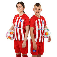 Детская футбольная форма ATLETICO MADRID домашняя 2024 Атлетико Мадрид CO-6357 (на рост 110-155 см)
