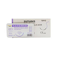 ПГА Sunmed USP 2 (EP 5) 75 см з кол. голкою 48мм 1/2 кола