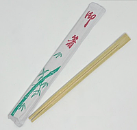 Палочки двойные для суши 21см 100шт бамбук