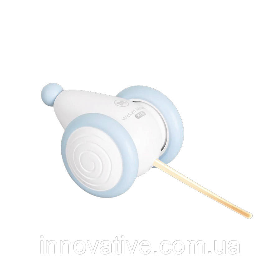 Інтерактивна іграшка для котів Cheerble Wicked Mouse PLUS CWJ01 (Біло-синій), фото 1
