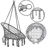 Бразильское садовое кресло качели до 150 кг 80 см Круглые качели гнездо аисты, качели для дачи уличные гнездо