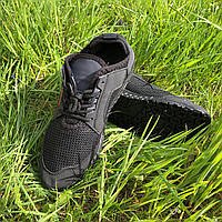 Текстильные кроссовки сеткой 44 размер | Летние кроссовки с тканевым верхом. Модель 62496. RO-287 Цвет: черный