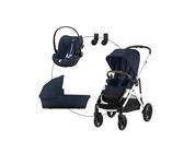 Cybex GOLD Kombikinderwagen Gazelle S Trio-Set inkl. Babyschale Cloud G i-Size ocean blue