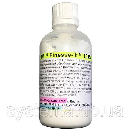 3М™13084 Finesse-it™ - Полірувальна паста, для акрилу і штучного каменю, пластикових фар авто, 100 мл, фото 1