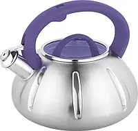 ZAQ Чайник UNIQUE UN-5303 3,0л лук-стекло фиолетовый