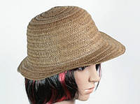 Соломенная шляпа Бебе 29 см темно-коричневая fn