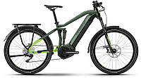 Haibike Adventr FS 8 (2022) gloss metal/green apple black