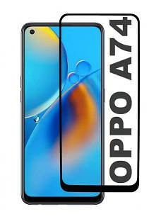 Захисне скло 5D для OPPO A74 4G / A95 4G