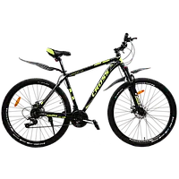 Горный велосипед CROSS Hunter 27.5" рама 17" Черно-Желтый