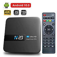 Смарт ТВ приставка Smart TV Box HONGTOP H20 (2/16GB) Android 10
