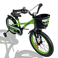 Велосипед детский Kawasaki-Ninja K1620/K2020 зеленый 16''
