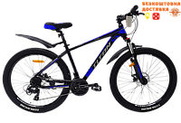 Велосипед Titan 27,5" FOX 2024 Рама-17" black-blue
