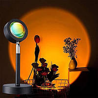 ZAQ Лампа Атмосферная Проекционный Светильник ЗАКАТ Atmosphere Sunset JW-561 Lamp Q07