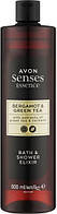 Эликсир для ванны и душа Avon Senses Essence Бергамот и Зеленый чай 500 мл