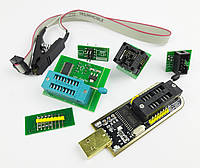 USB программатор CH341A с набором переходников для EEPROM и FLASH микросхем 24, 25 серий