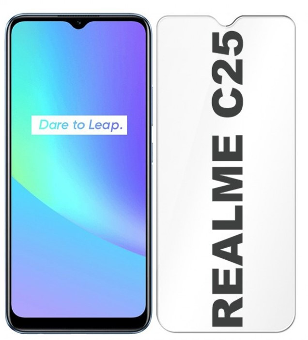 Захисне скло 5D для Realme C25 / C25S / C21Y / C25Y
