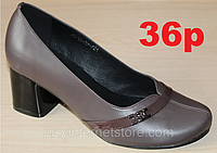 Туфли кожаные женские от производителя модель ТН21-5-1Р