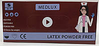 Перчатки прочние латексние MEDLUX S,M,L,XL(50шт)
