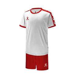 Комплект дитячої футбольної форми Kelme COLLEGUE (білий/червоний) 3883033-107