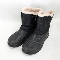 ZAQ Сапоги мужские утепленные короткие. Размер 46, Зимние мужские ботинки на меху, для прогулок. ZG-562 Цвет: