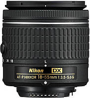 Объектив Nikon AF-P 18-55mm f/3.5-5.6G VR DX Гарантия 24 месяца + 64GB SD Card + Бесплатная доставка