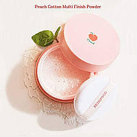 Розсипчаста прозора пудра Skinfood Peach Cotton Multi Finish Powder 5g