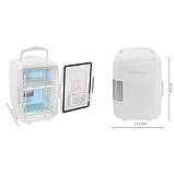 Дорожній туристичний холодильник автохолодильник 12V 4л білий Ruhhy 8040 Польща, фото 9