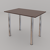 Прямоугольный обеденный стол на хромированных ножках ЯРЛ ф-ка Неман 880*580*750h мм