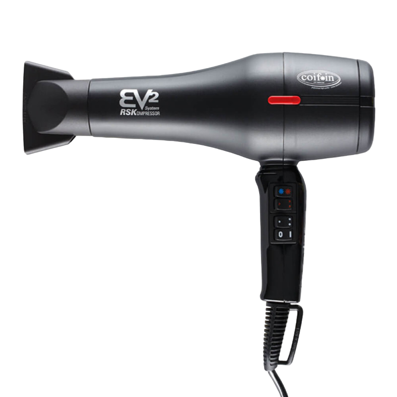 Фен для волосся Coifin EV2, чорний (EV2R BLK)
