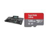 Denon DJ SC LIVE 4 - Standalone DJ-Controller & SanDisk Ultra Android microSDXC UHS-I Speicherkarte 128 GB +