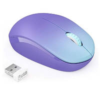 Бездротова Мишка Seenda - Тихий Клік,1600 DPI, 2.4G, USB Приймач, Ергономічна