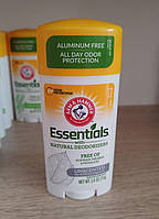 Arm & Hammer, Essentials, дезодорант з натуральними дезодоруючими речовинами, без штучних ароматизаторів, 71 г