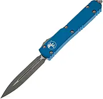 Microtech Knives Nóż Automatyczny Otf Ultratech D E Blue Aluminium Apocalyptic M390 By Tony Marfione 122 10Apbl