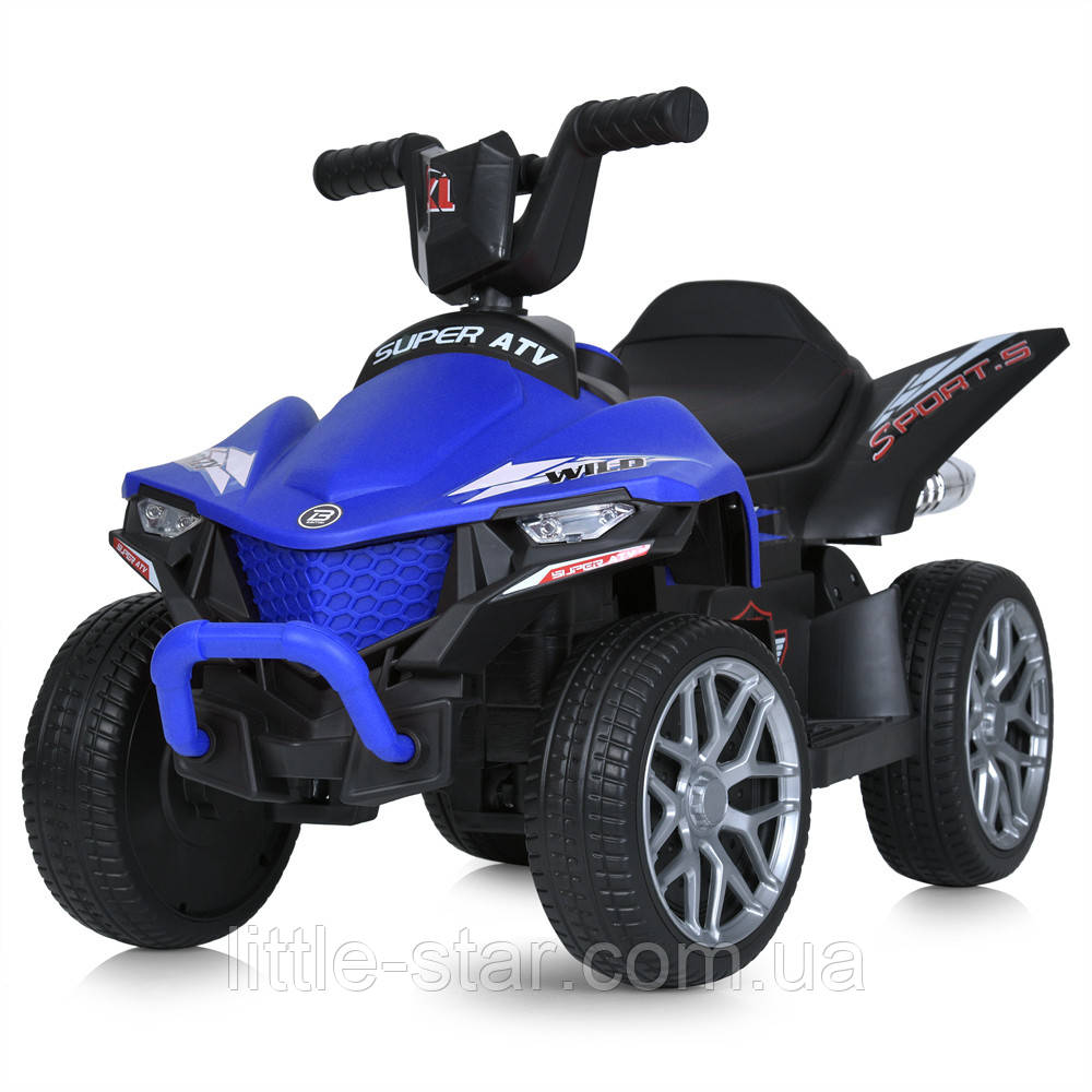 Дитячий електро квадроцикл Bambi M 5730EL-4, колесаEVA, 2мотори*25W, 1акум12V7AH, синій