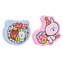 Гумка фігурна Yes Line Friends (мікс 2 дизайна)