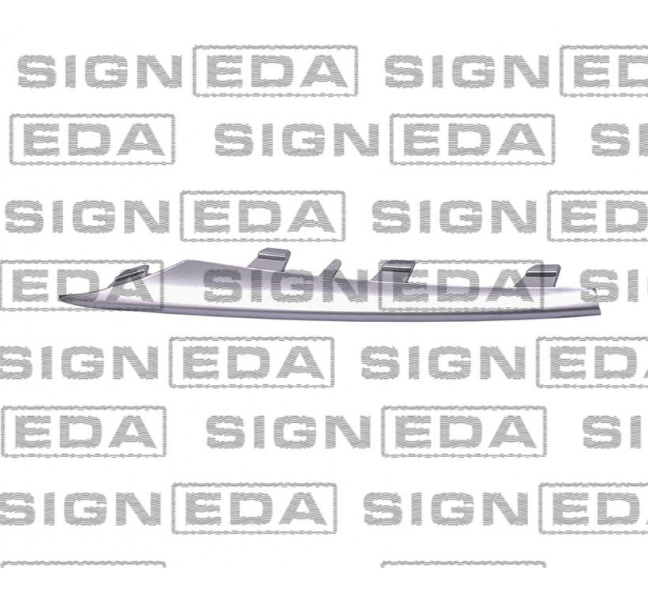 Молдинг решітки бампера правий BMW X5 (E70) '10-13 (Signeda) 51117222848, фото 1