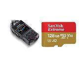 Tascam Portacapture X6 - Hochauflösender Handheld-Mehrspurrecorder & SanDisk Extreme microSDXC UHS-I