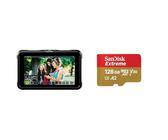 Atomos 5,2" 4K DCI 2160p Shinobi Field-Monitor Recorder/Player & SanDisk Extreme microSDXC UHS-I Speicherkarte