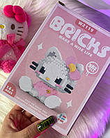 Конструктор фігурка Hello Kitty 3-D міні блоки Magic Blocks в корейському стилі hello kitty
