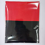 Прапор червоно-чорний України, прапор УПА 150х100 см, флажна сітка, кишеня на деревині, вуличний прапор, фото 6