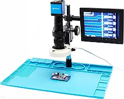 Мікроскоп Techrebal Mikroskop DO PRACY DUŻA BAZA KAMERA FULLHD Z HDMI