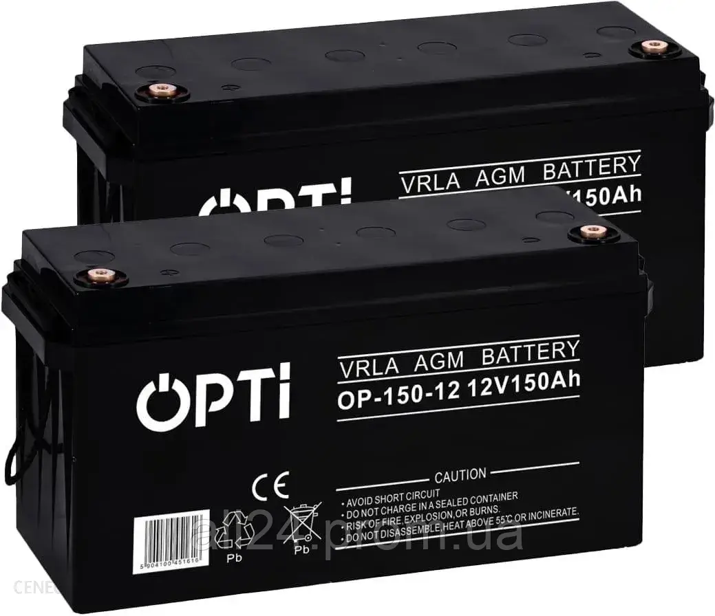 Volt Polska 2X Opti Vrla Agm 12V 150 Ah (2X6AKUV150AG)