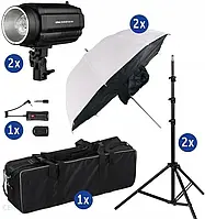 Doerr Zestaw 2x Semi DFX-250, statywy, softboxy Oc (371355)